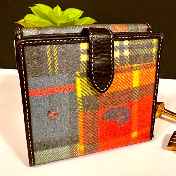 Vintage Dooney & Bourke Graffiti Leather Wallet- Like New - Picture 3 of 13